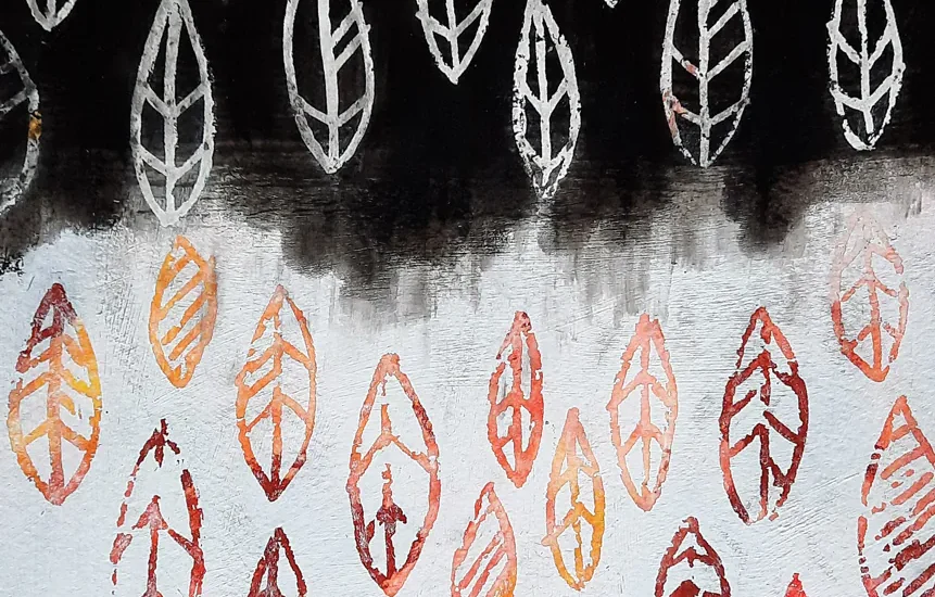 Birds of a feather (1), painting by Siv Lavell