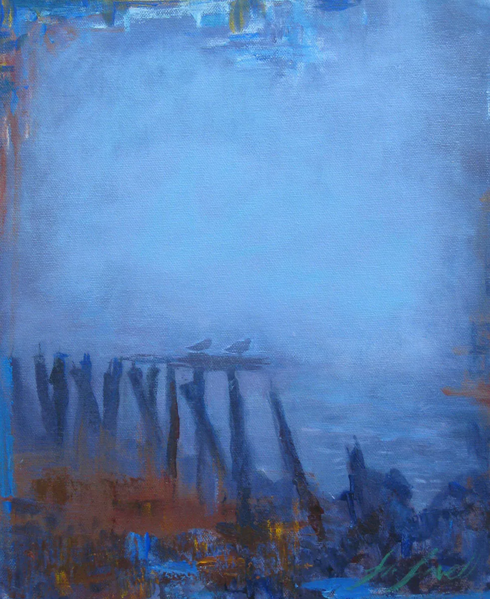 Broken, painting by Siv Lavell