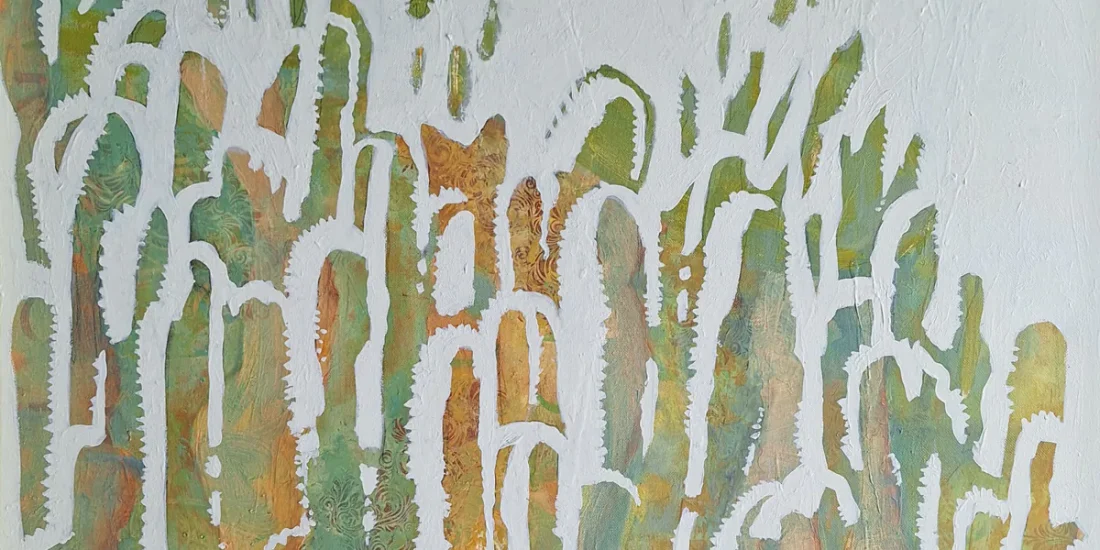 Cacti Abundance, painting by Siv Lavell