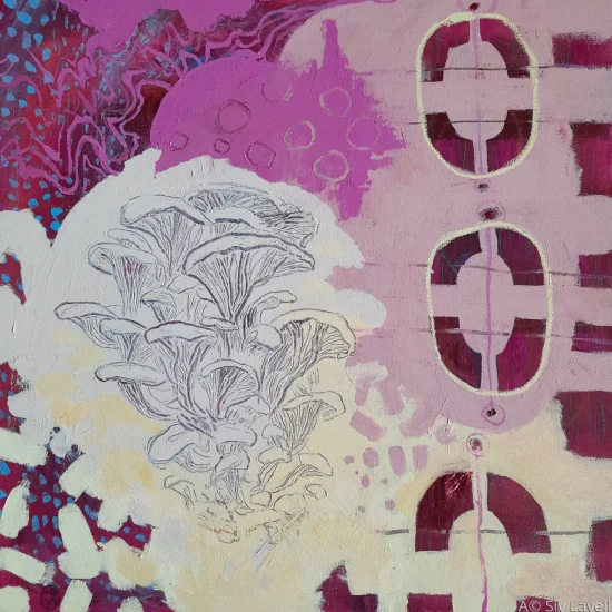 Connections, painting by Siv Lavell
