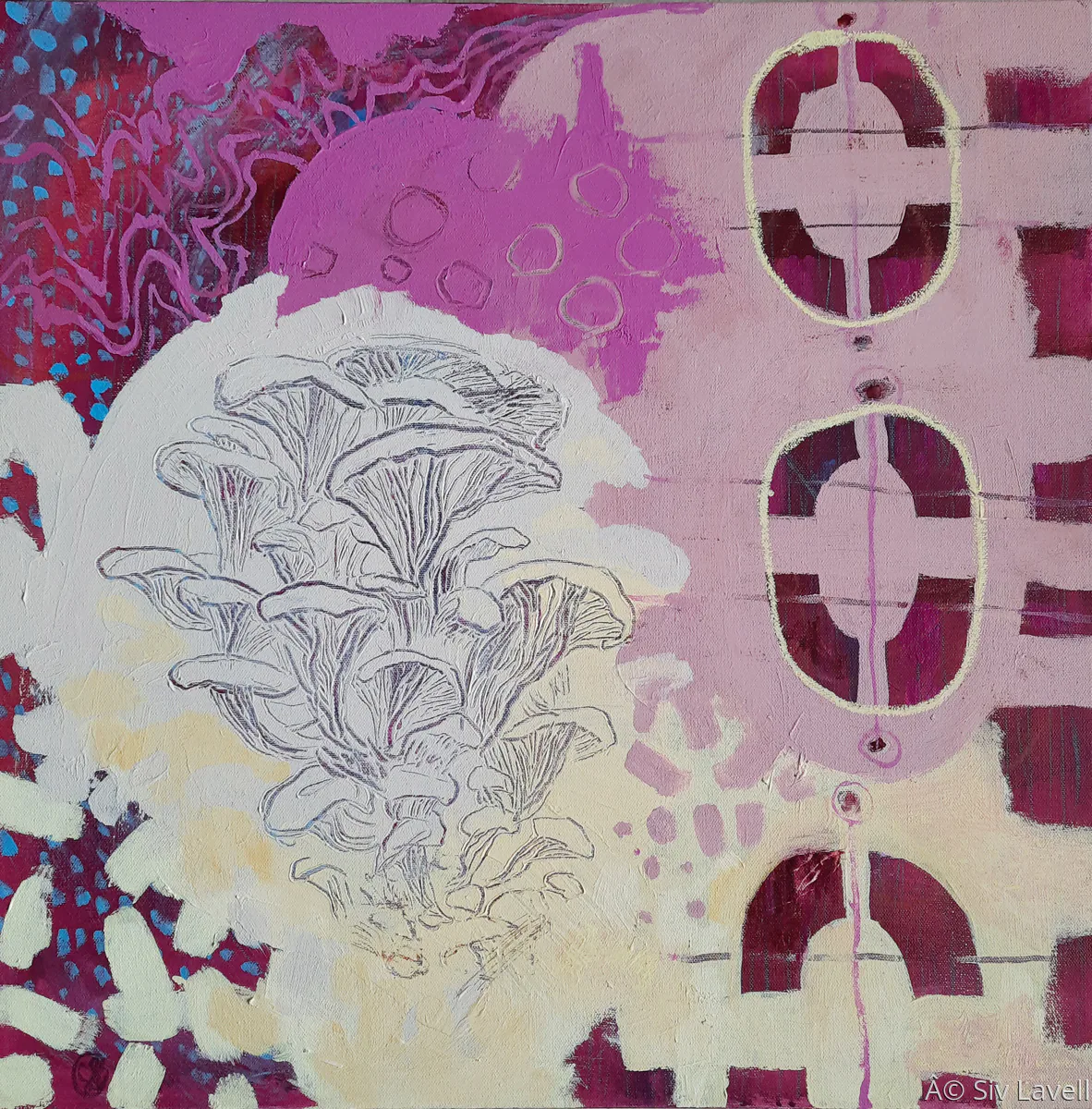 Connections, painting by Siv Lavell