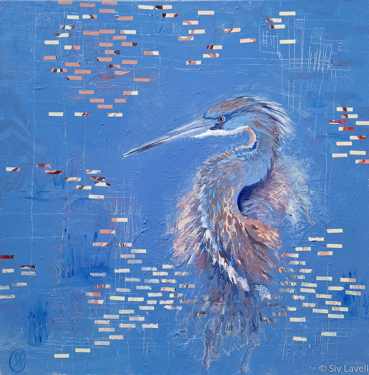 Elements of Data, painting by Siv Lavell