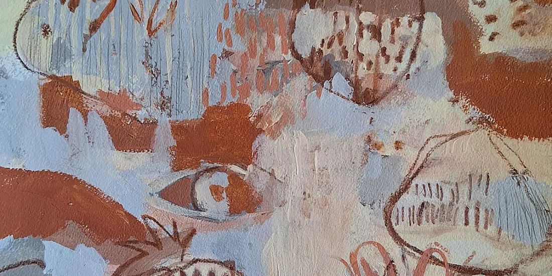 Flourish, painting by Siv Lavell