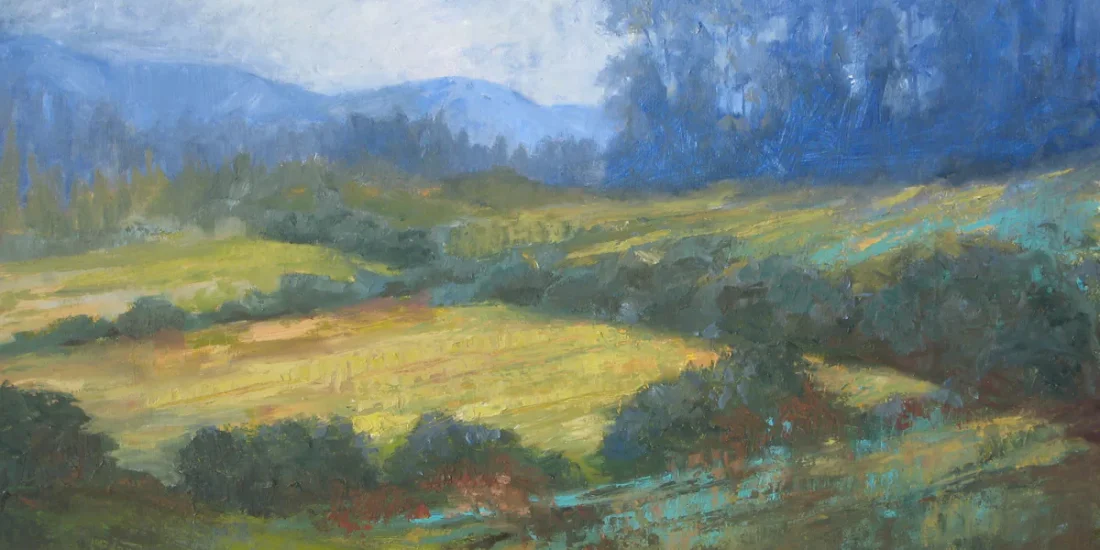 Island Farming, painting by Siv Lavell