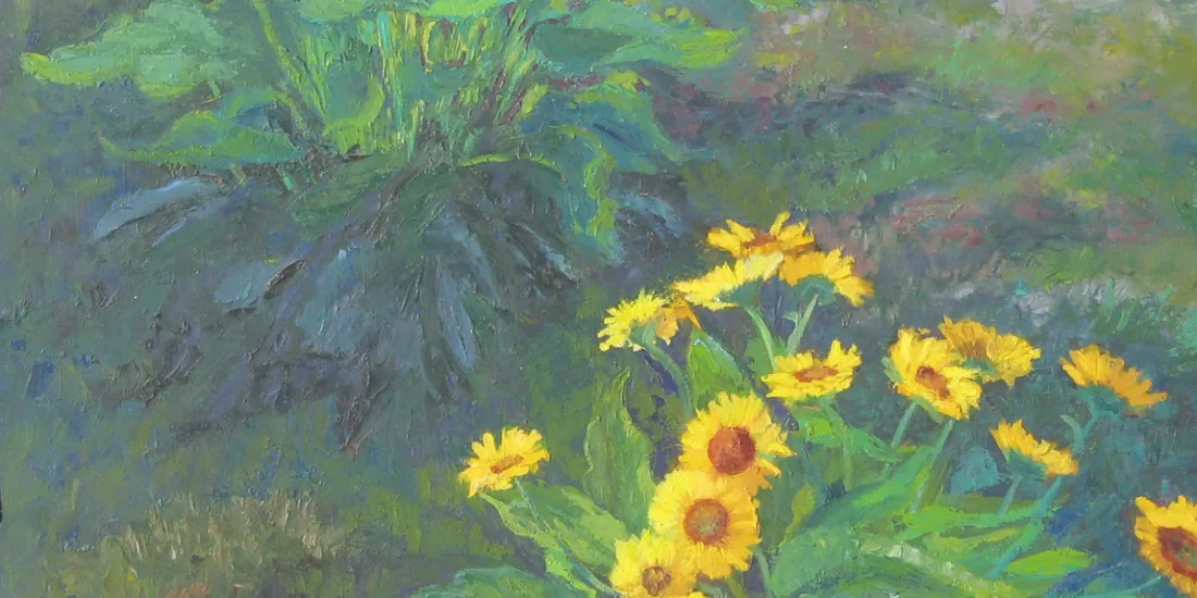 McCalls Flowers, painting by Siv Lavell
