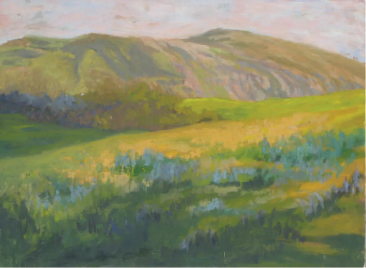 McCalls scene, painting by Siv Lavell