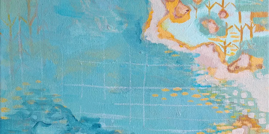 Spacious, painting by Siv Lavell