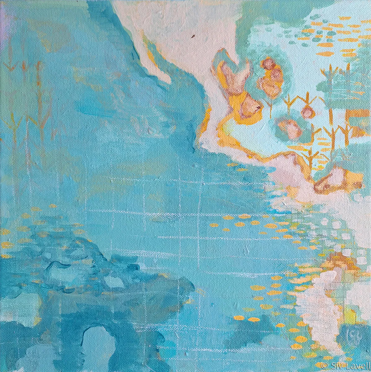 Spacious, painting by Siv Lavell