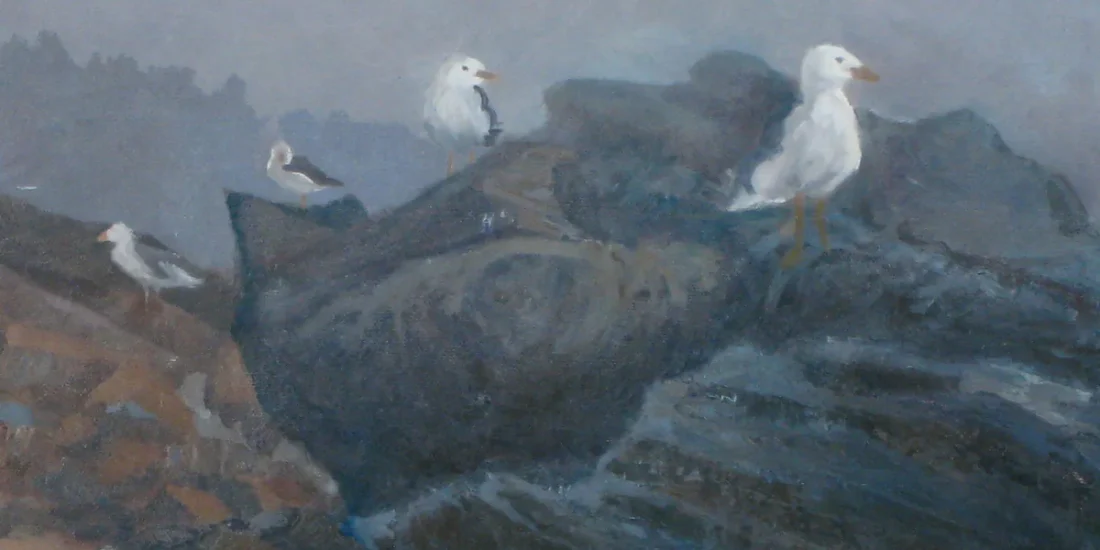 The Coast, painting by Siv Lavell
