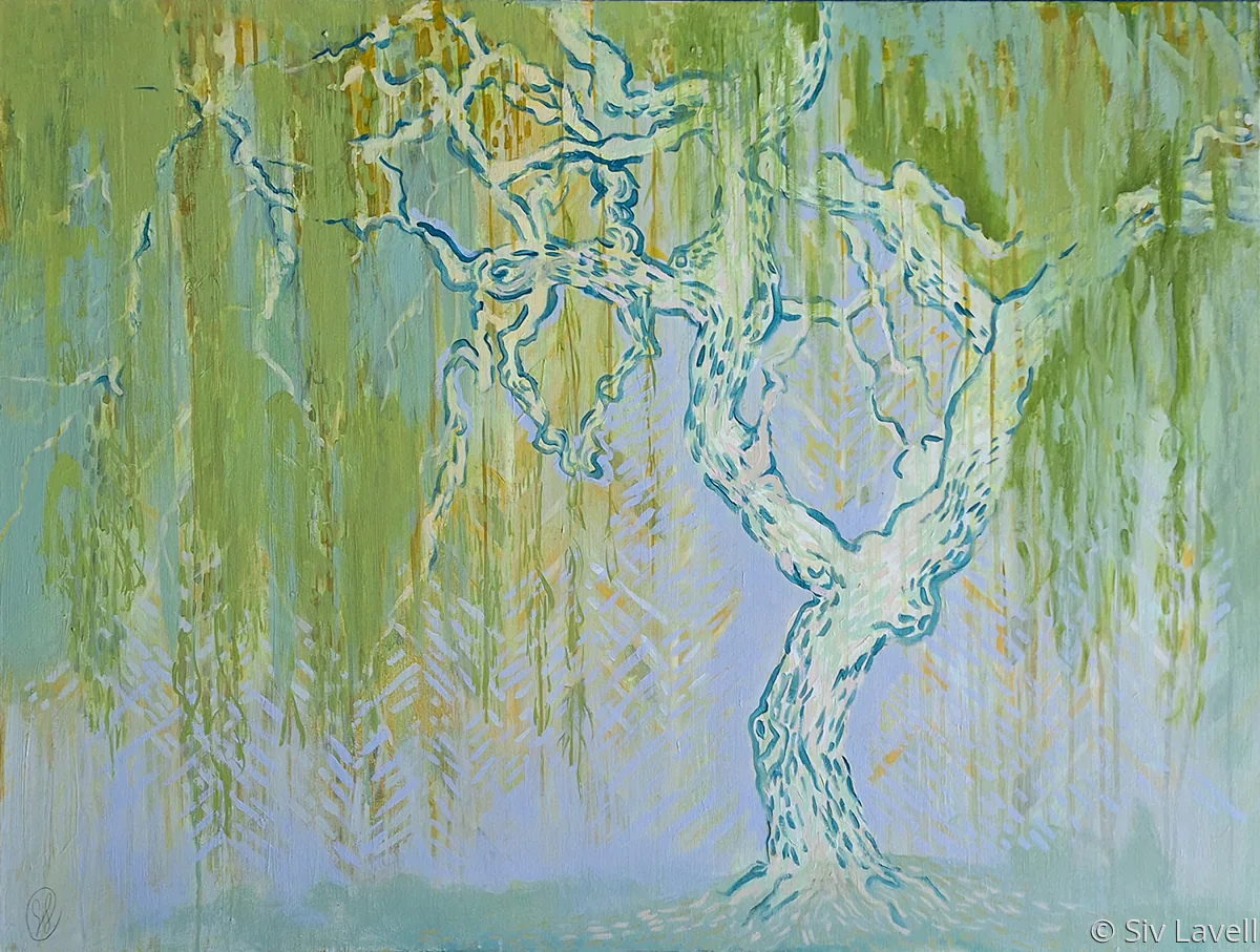 Willow, painting by Siv Lavell